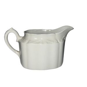 Vintage Ironstone White Mist Gravy Boat Sauce Dish Sauceboat Made in England